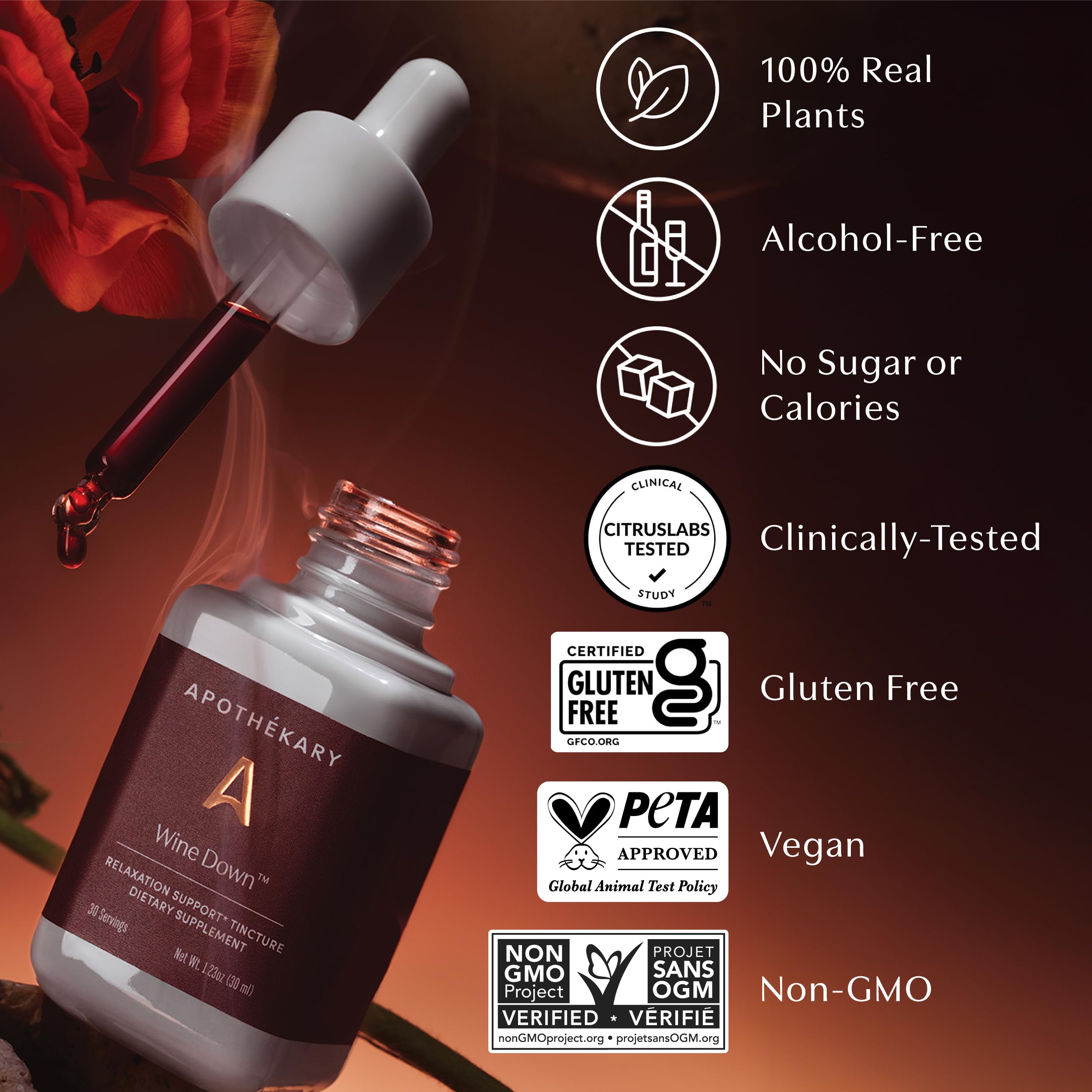 Wine Down packaging communicates USA-made, clean labels for trustworthy purchase