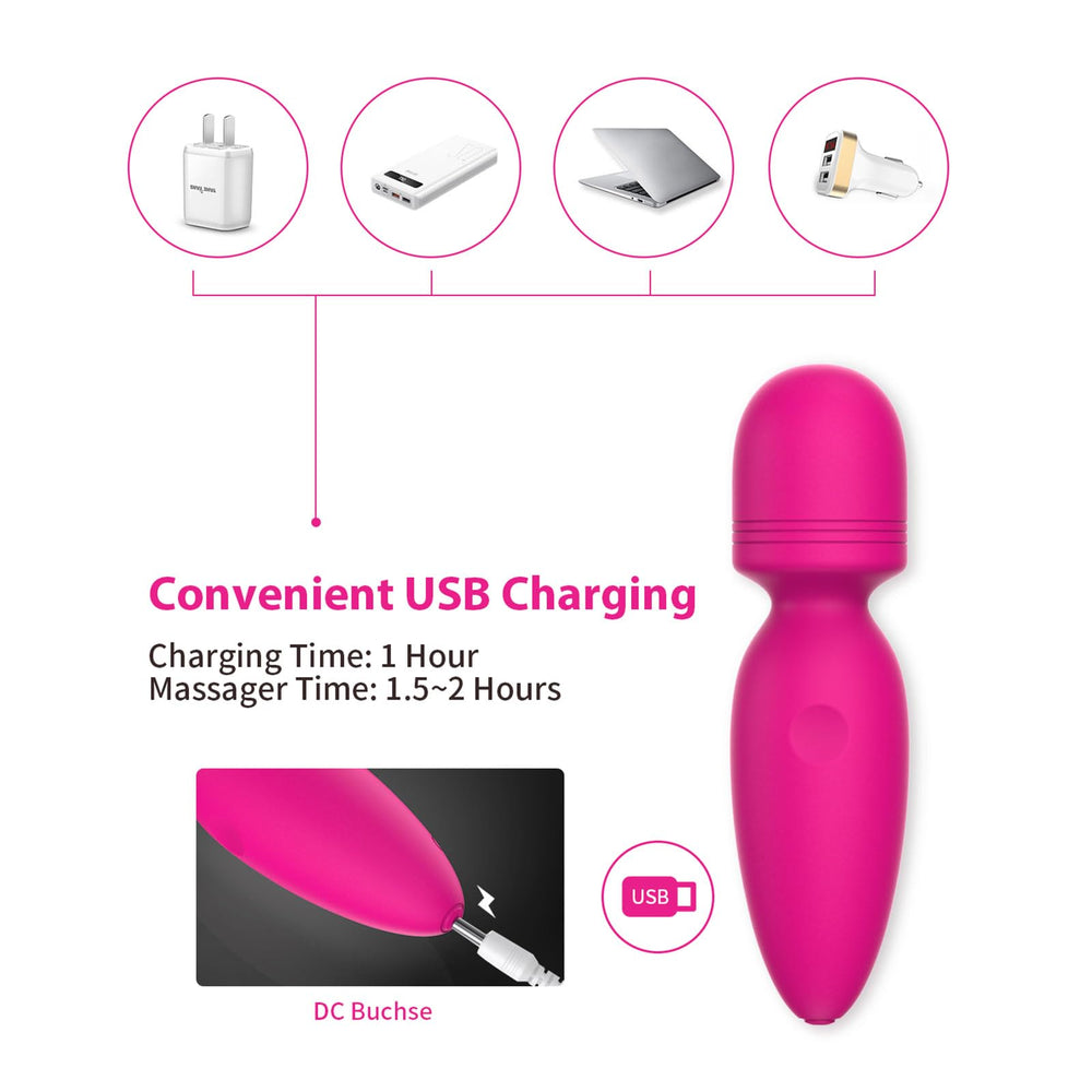 Apowand Mini Massager uses silicone skin-safe material for durability.