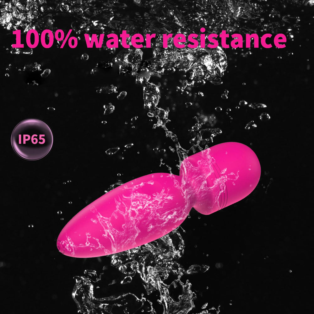 Apowand Mini Massager IPX65 waterproof for easy cleaning after use.