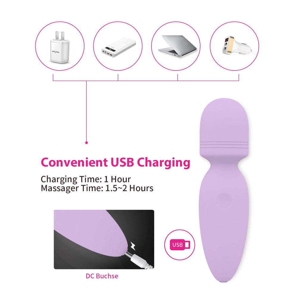 Apowand Mini Wand Massager neck shoulder back relief in-use targets common tension.