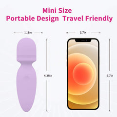 Apowand Mini Wand Massager quiet handheld use provides discreet relaxation anytime.