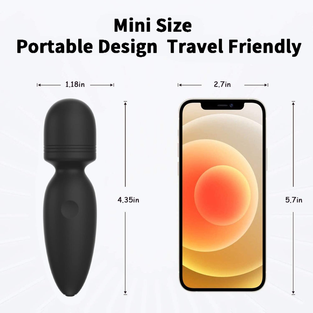 Apowand Mini Wand Massager with USB charging for on-the-go power.