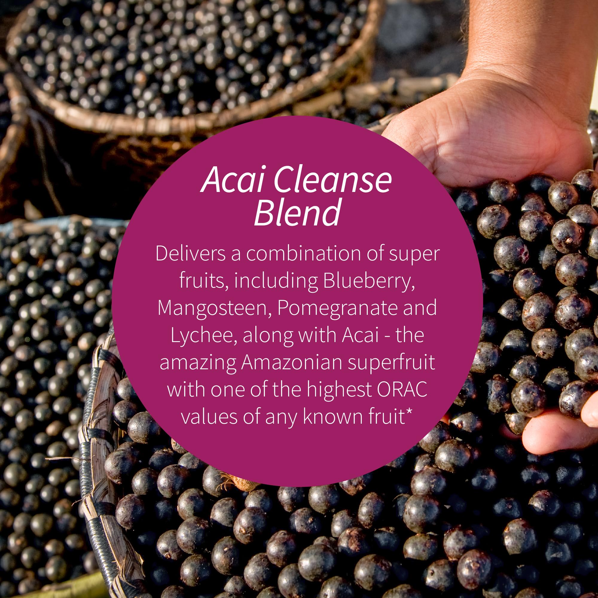 Applied Nutrition Acai Cleanse tablets for morning dose.