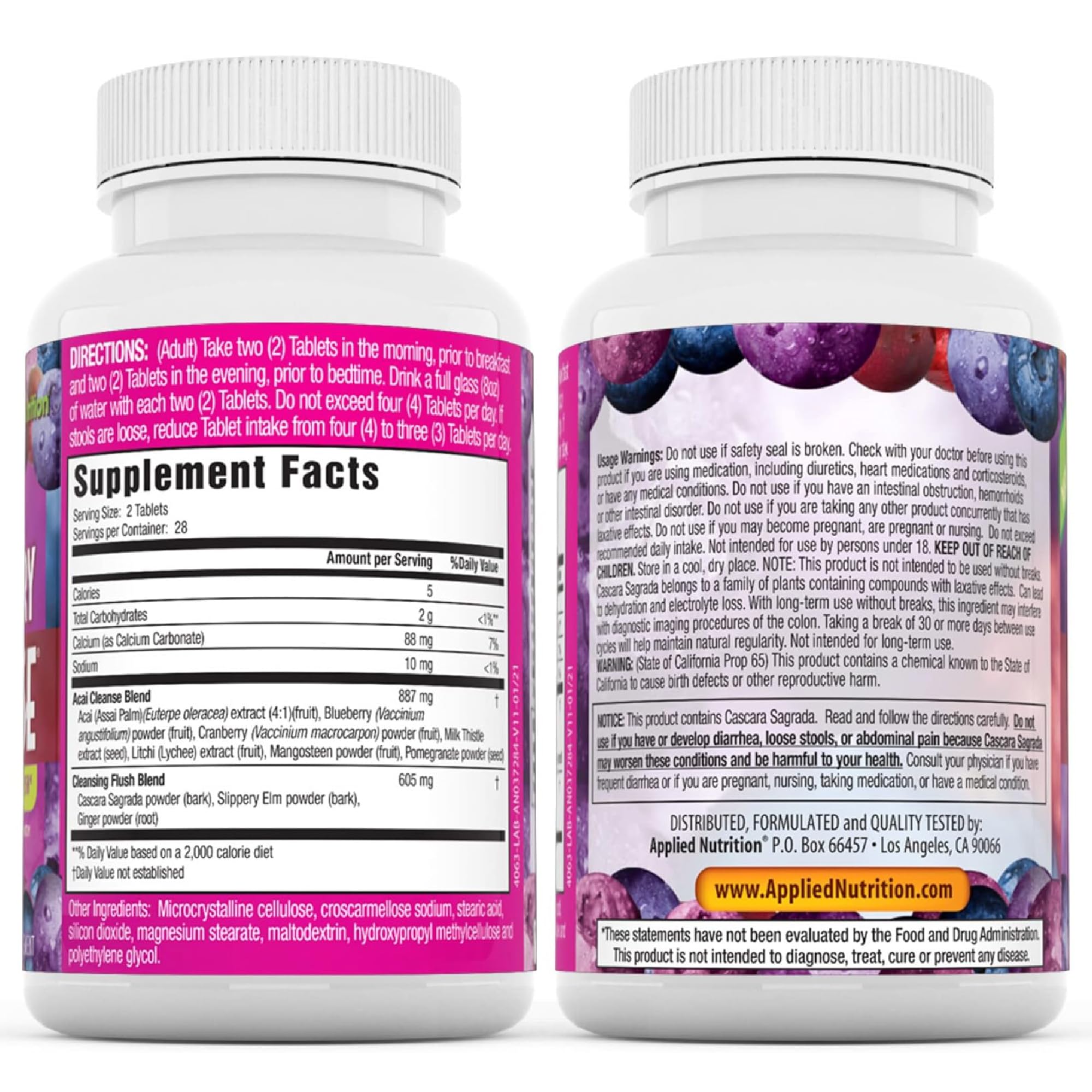 Applied Nutrition Digestive wellness concept suggests relief from bloating and more regularity.