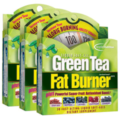 Applied Nutrition Green Tea Fat Burner bottle showcases convenient weight-management support.