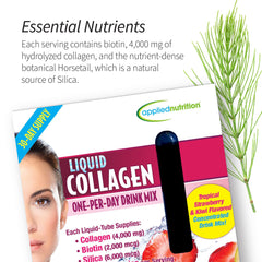 Applied Nutrition Liquid Collagen glass serving promotes easy daily consumption
