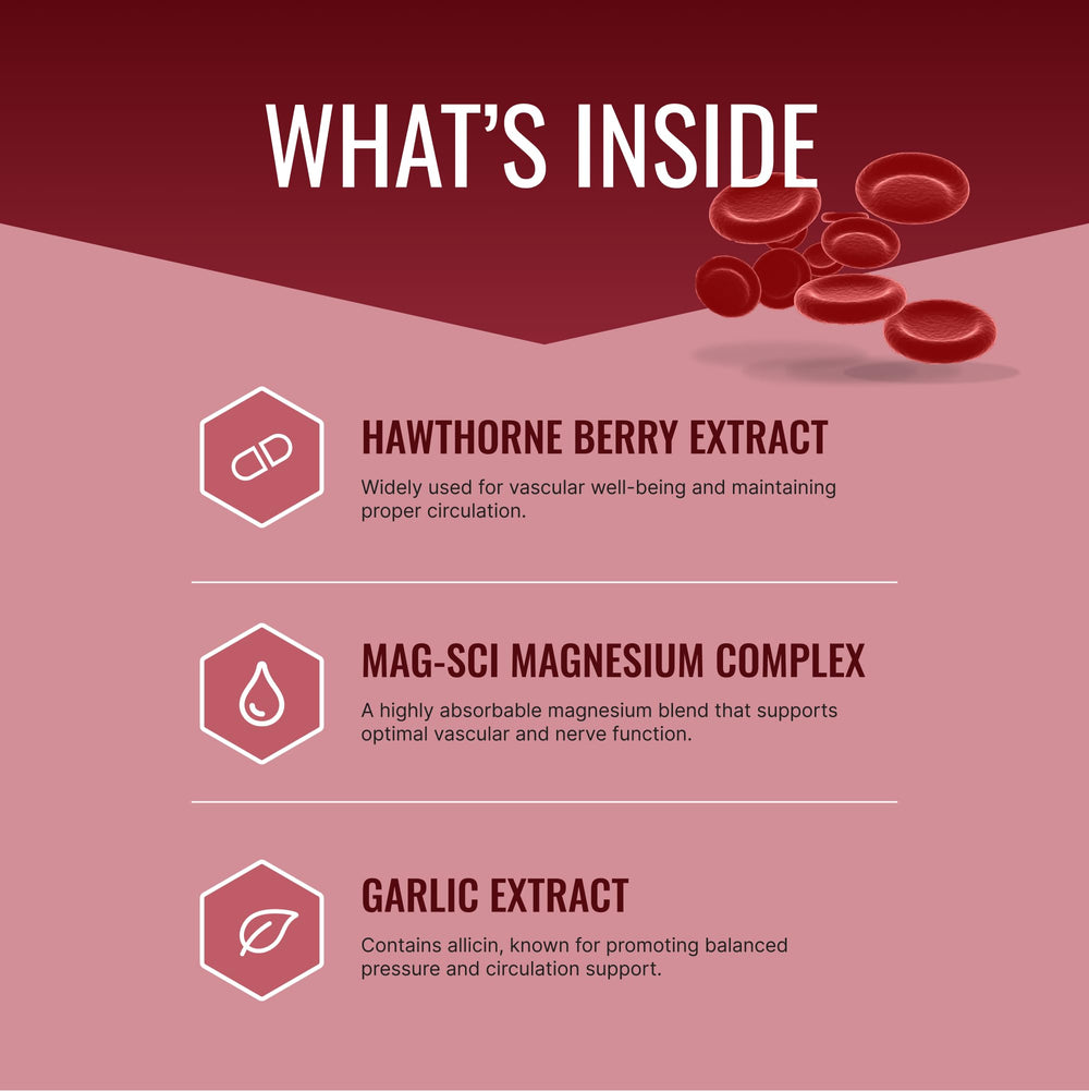 Approved Science Bloodsyl dual-action complexes highlight B vitamins and magnesium.