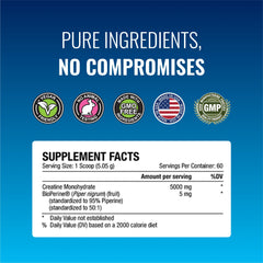 Approved Science Creatine Monohydrate unflavored mix blends into drinks