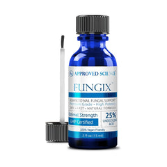 Approved Science Fungix bottle front showing a natural nail health solution.