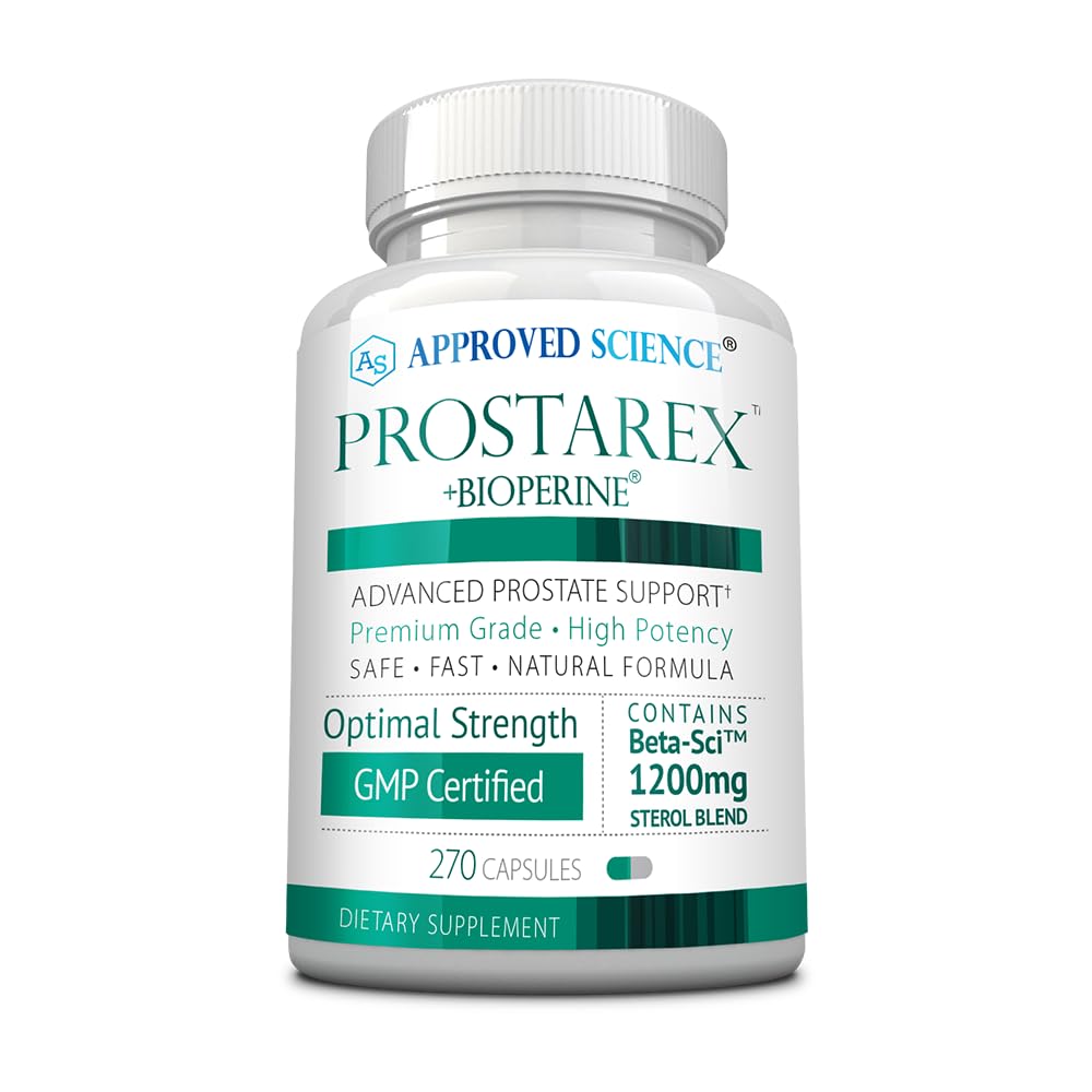 Approved Science Prostarex bottle front for daily wellness support.