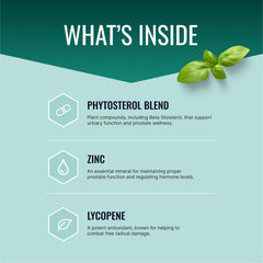 Approved Science Prostarex bottle label closeup with key ingredients.