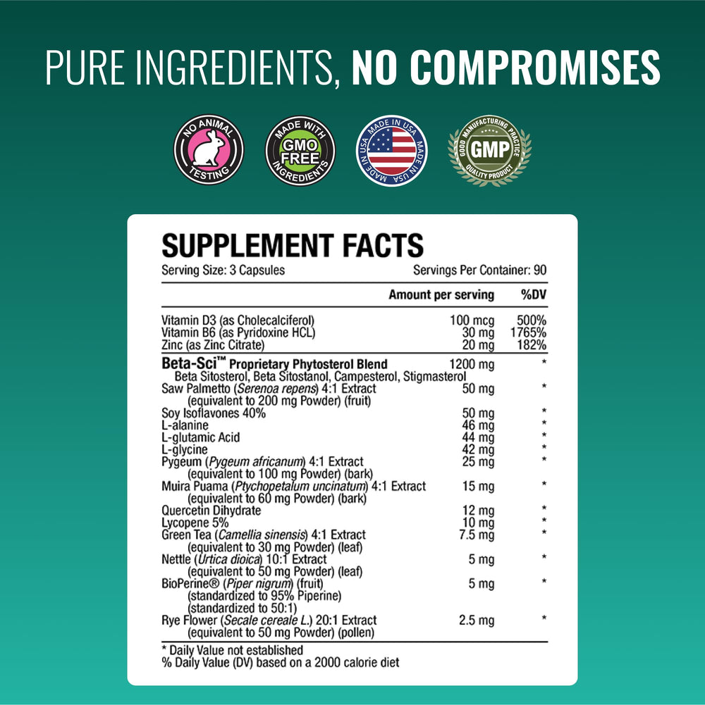 Approved Science Prostarex packaging highlighting a full bottle and capsules.