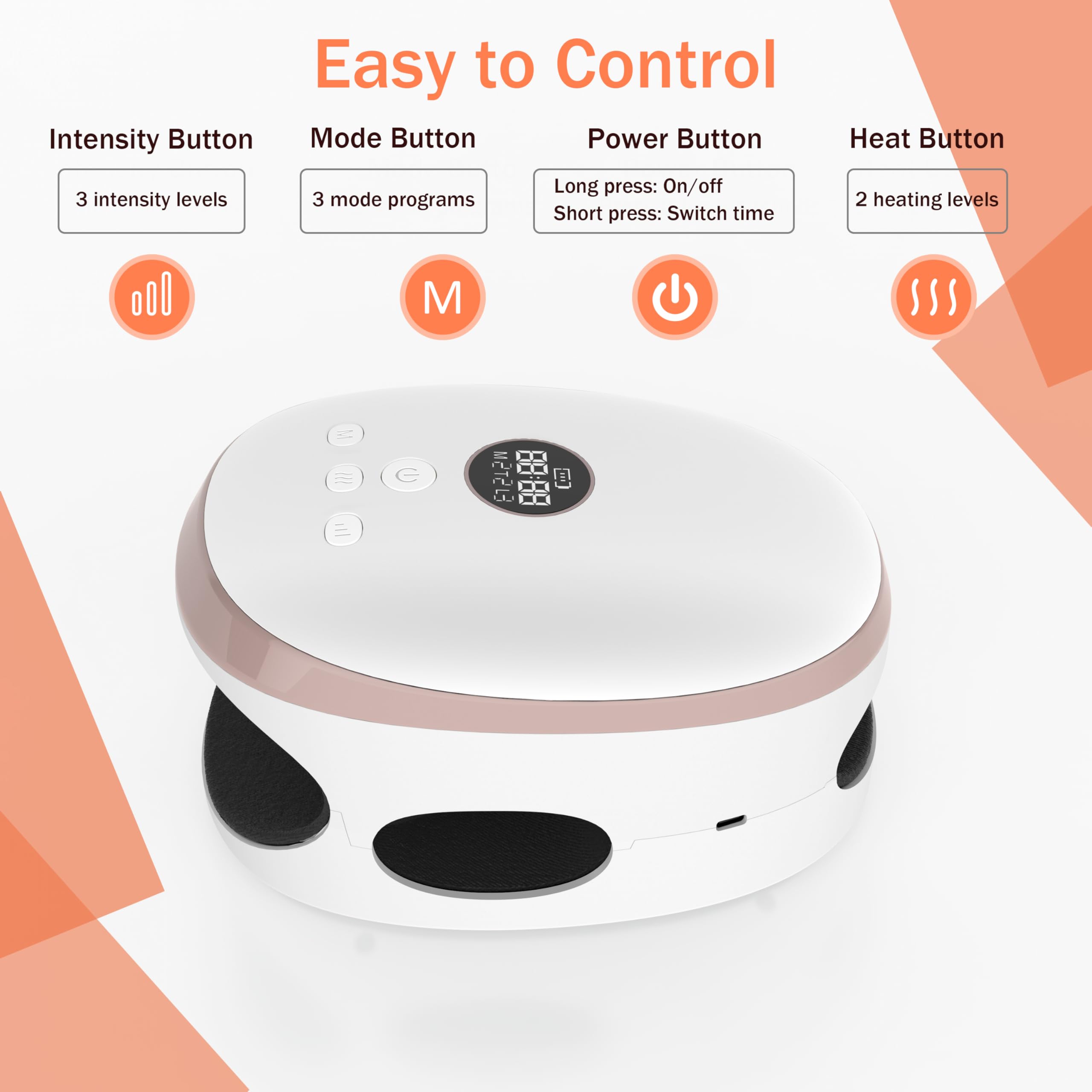 Aptoyu massager demonstrating heat therapy feature for soothing hands