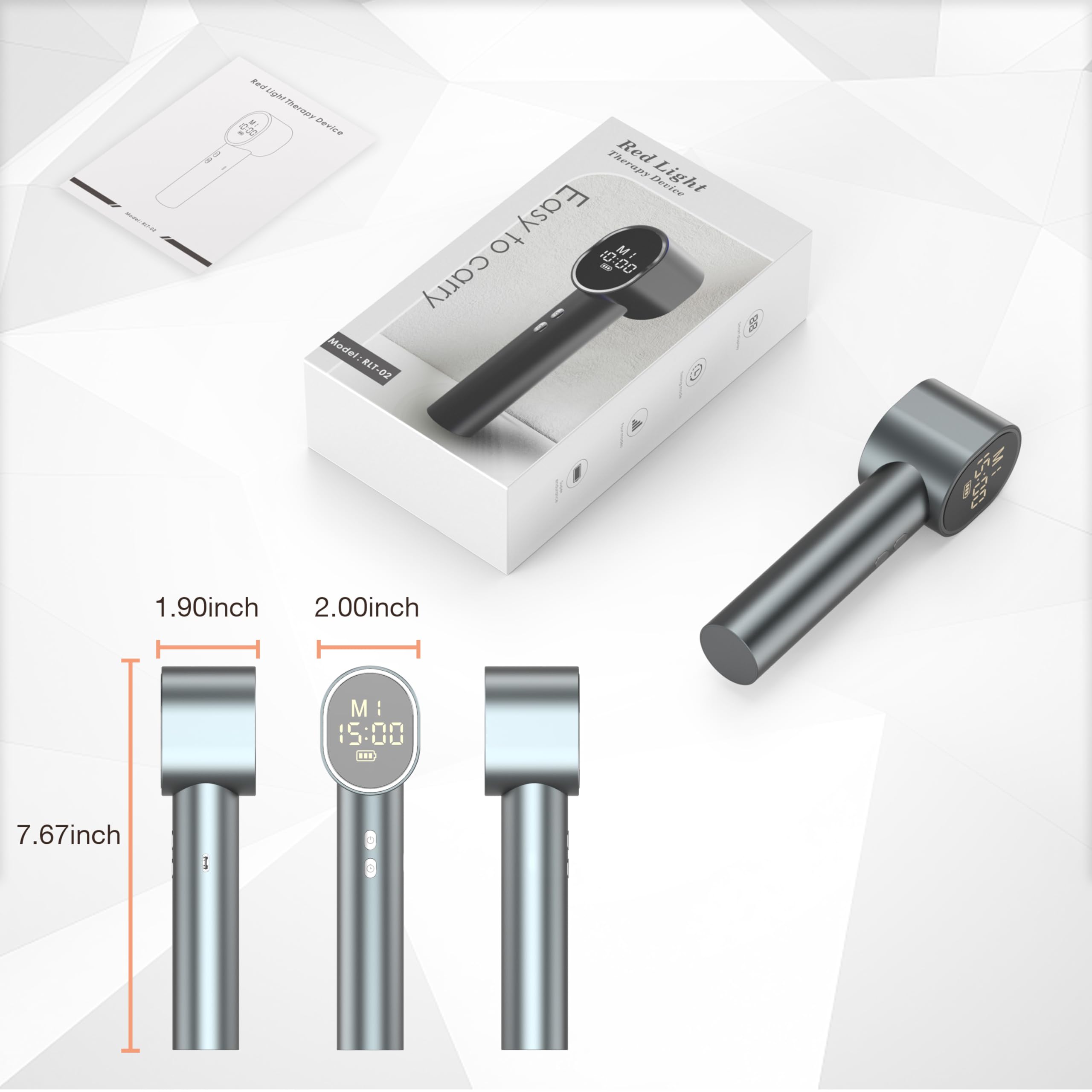 Aptoyu compact lightweight wand fits in a bag for daily use.
