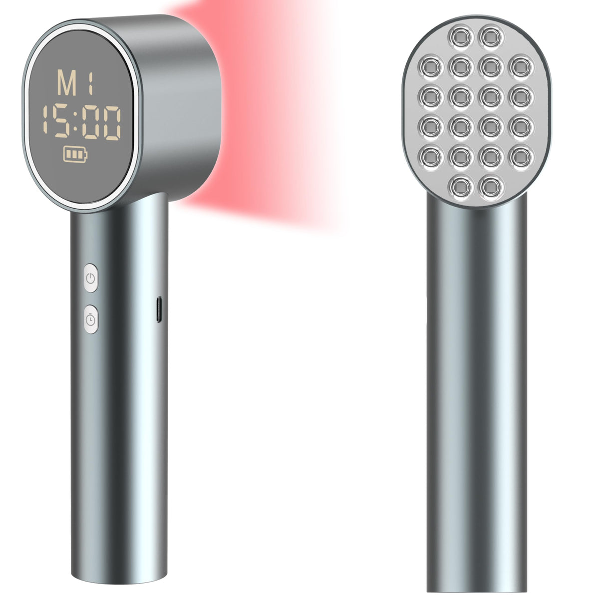 Aptoyu red-light wand front view with 20 LEDs for home use.
