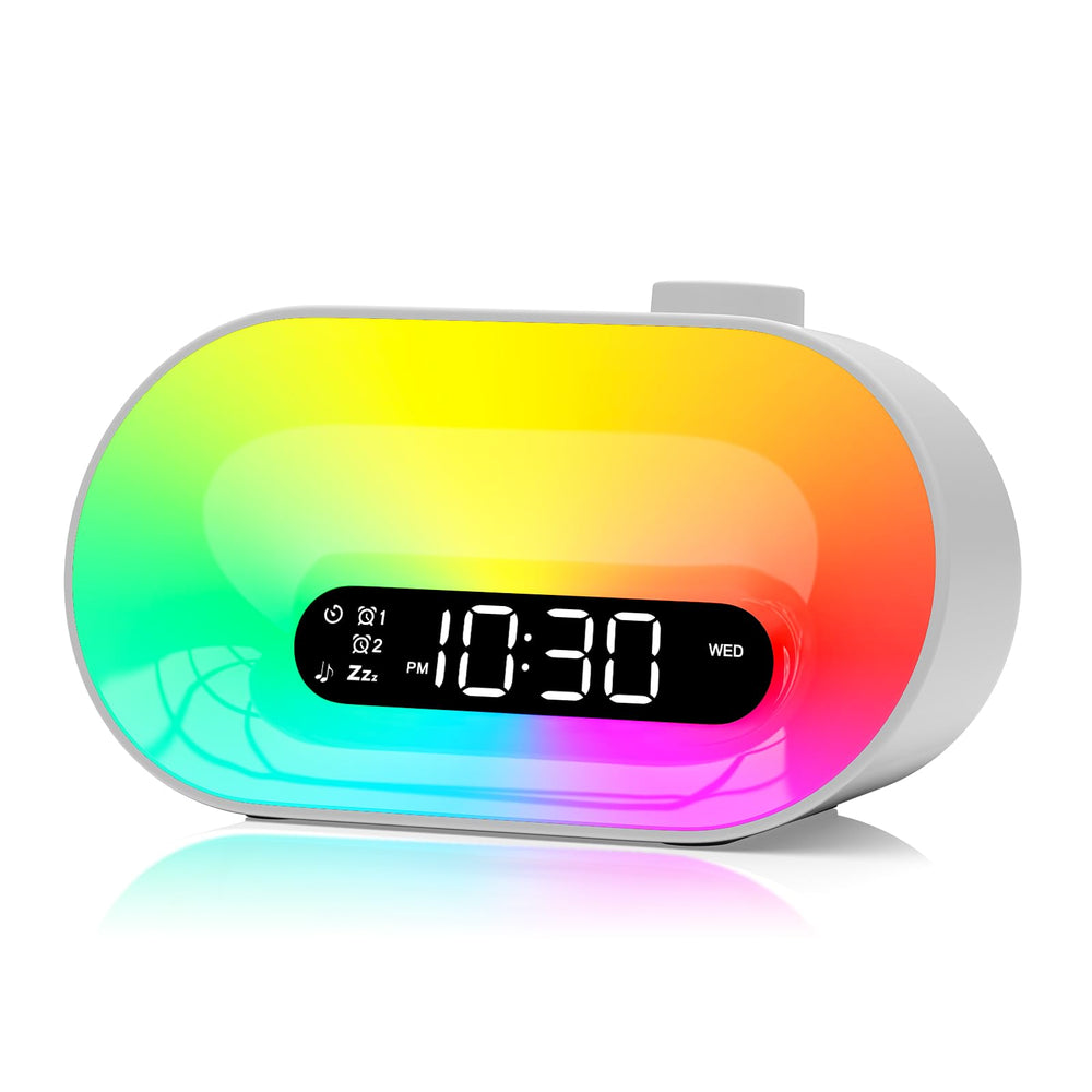 APUZOM white noise sound machine provides calming ambience for restful sleep