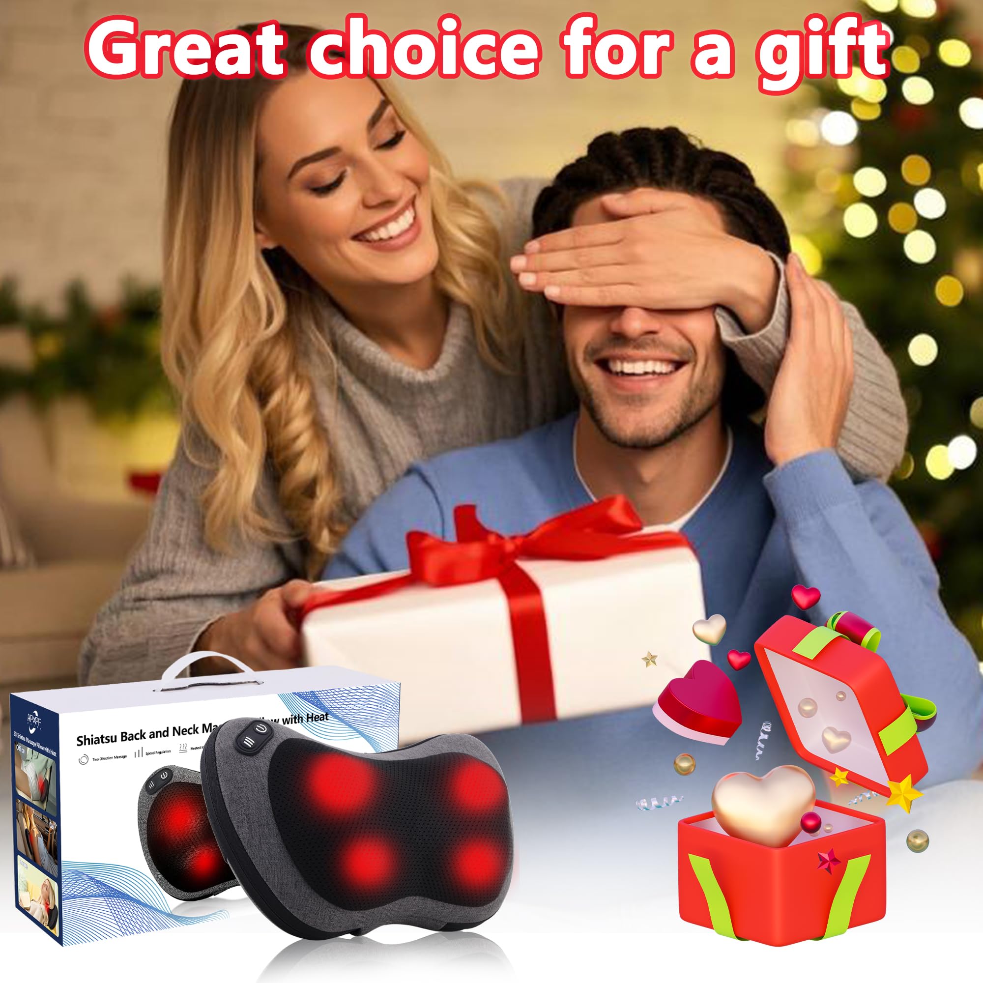 APXPF neck massager makes a thoughtful gift for relaxation seekers.