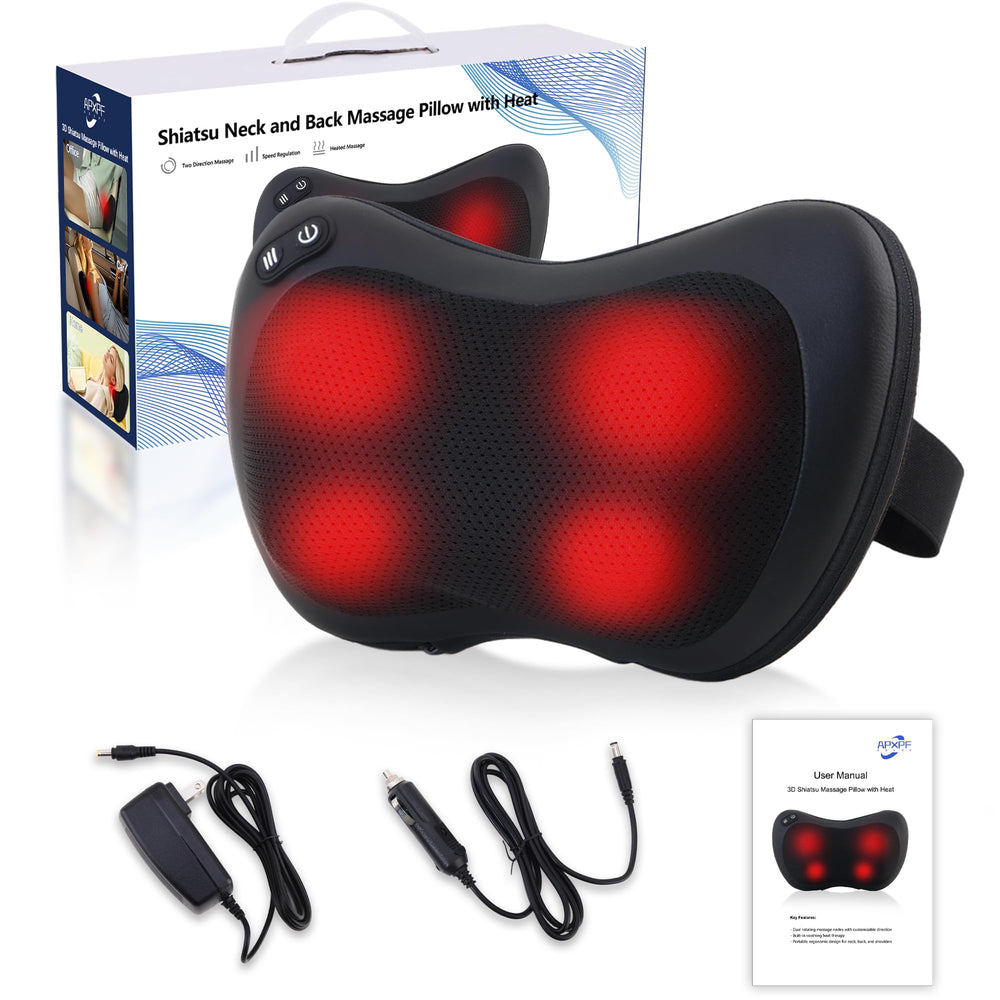 APXPF Shiatsu Massager home and car ready for busy lifestyles.