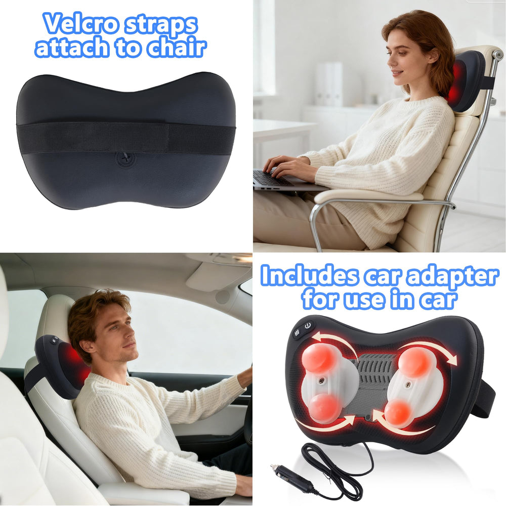 APXPF Shiatsu Massager soft fabric delivers skin friendly comfort.