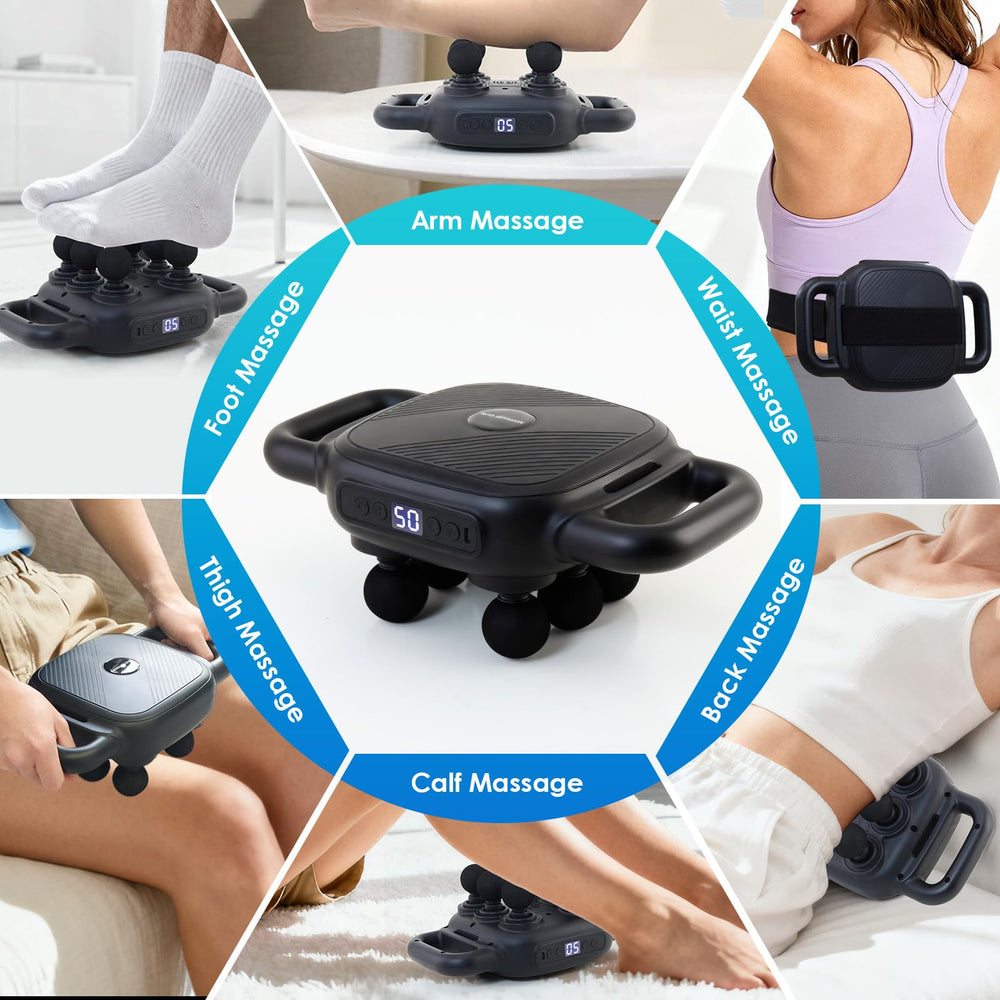 APXPF durable massage gun designed for powerful back, shoulder, and leg relief.