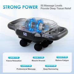 APXPF waist belt hands-free use lets you massage while working or relaxing.