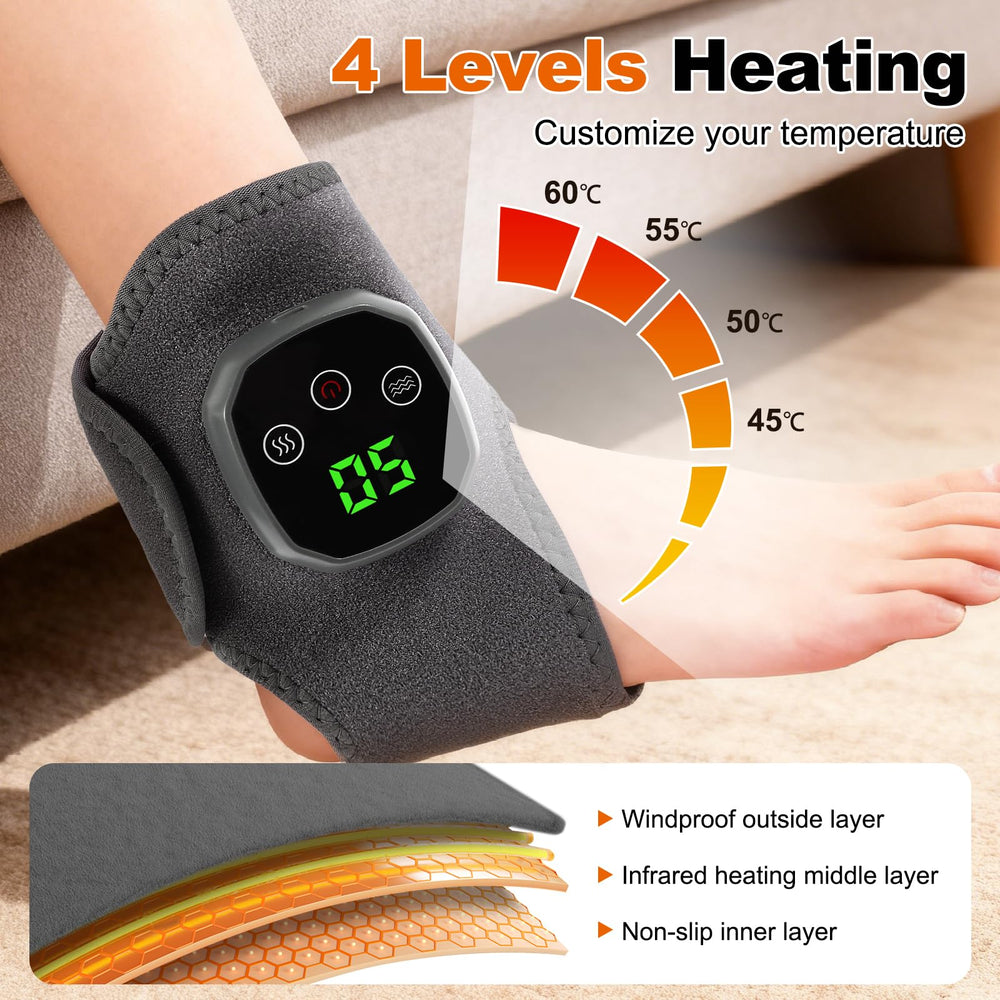 APZYI cordless Foot Renew massager design for travel and on-the-go use.