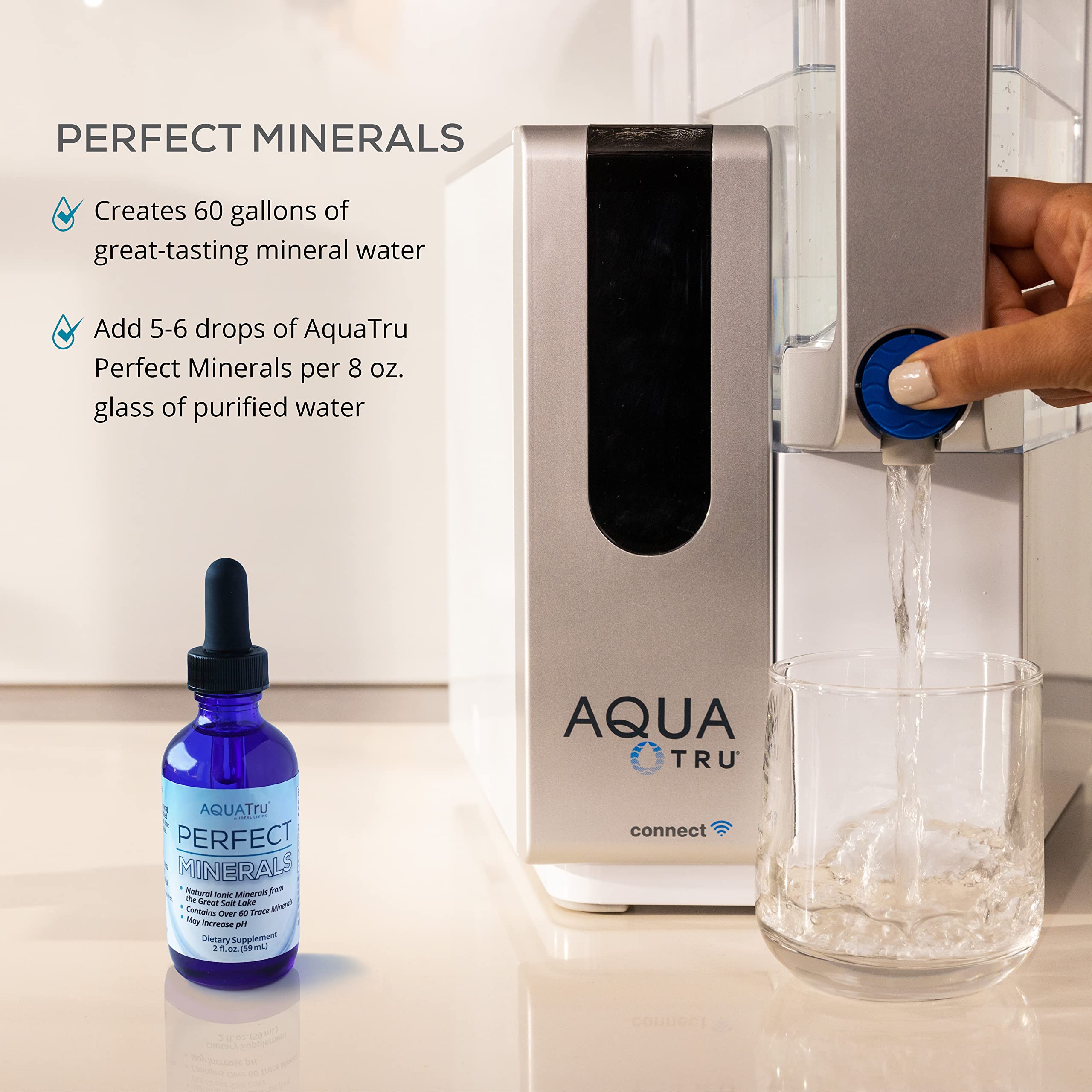 AquaTru Perfect Minerals certified Kosher and Halal for broader trust.