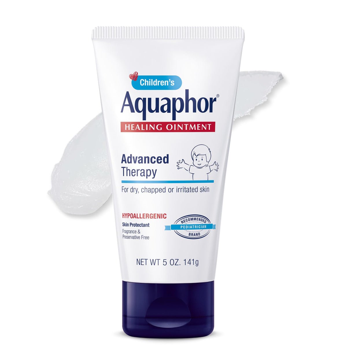Tubo de Aquaphor Niños Ungüento curación avanzada para uso diario