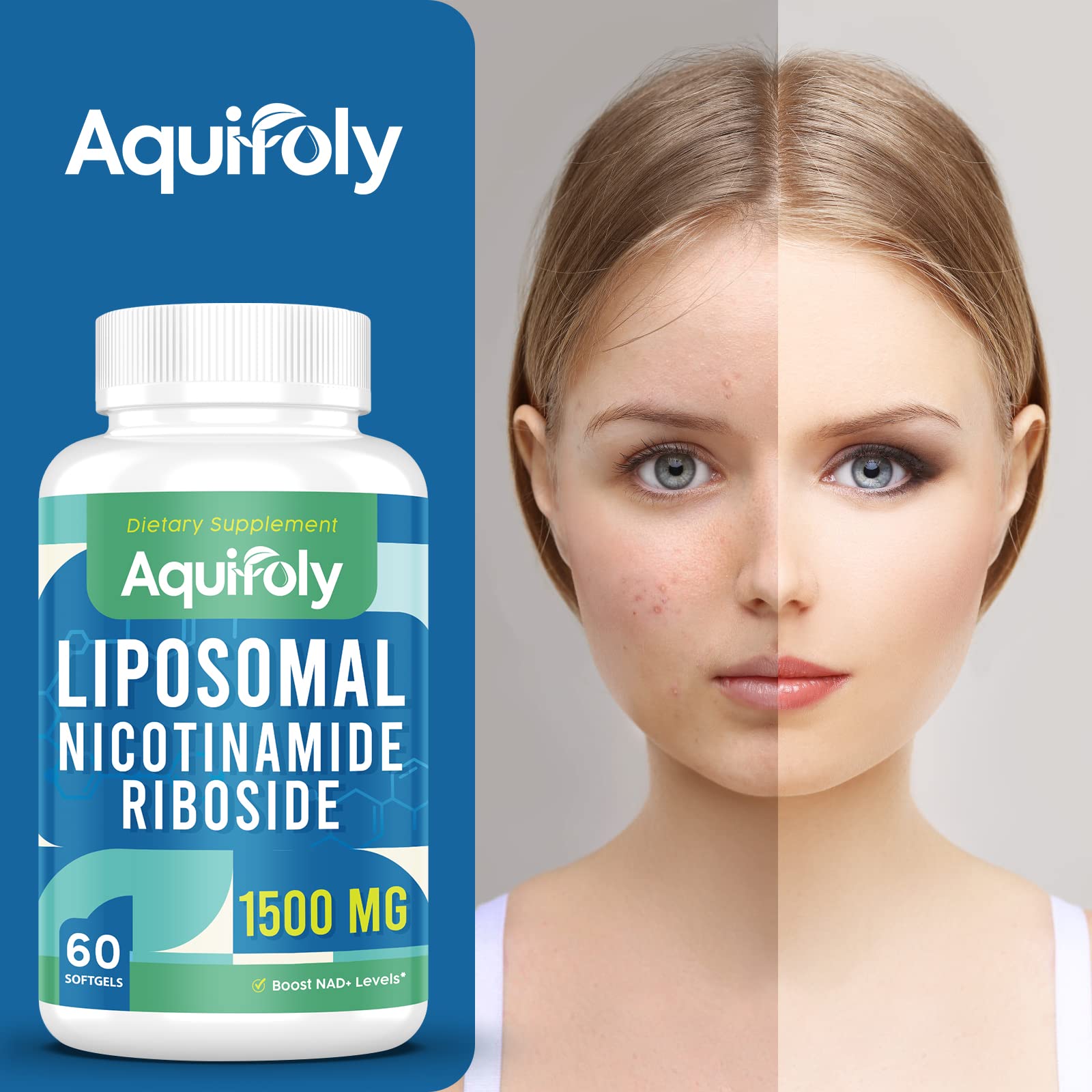 Aquifoly eco-friendly packaging label showcasing sustainable design