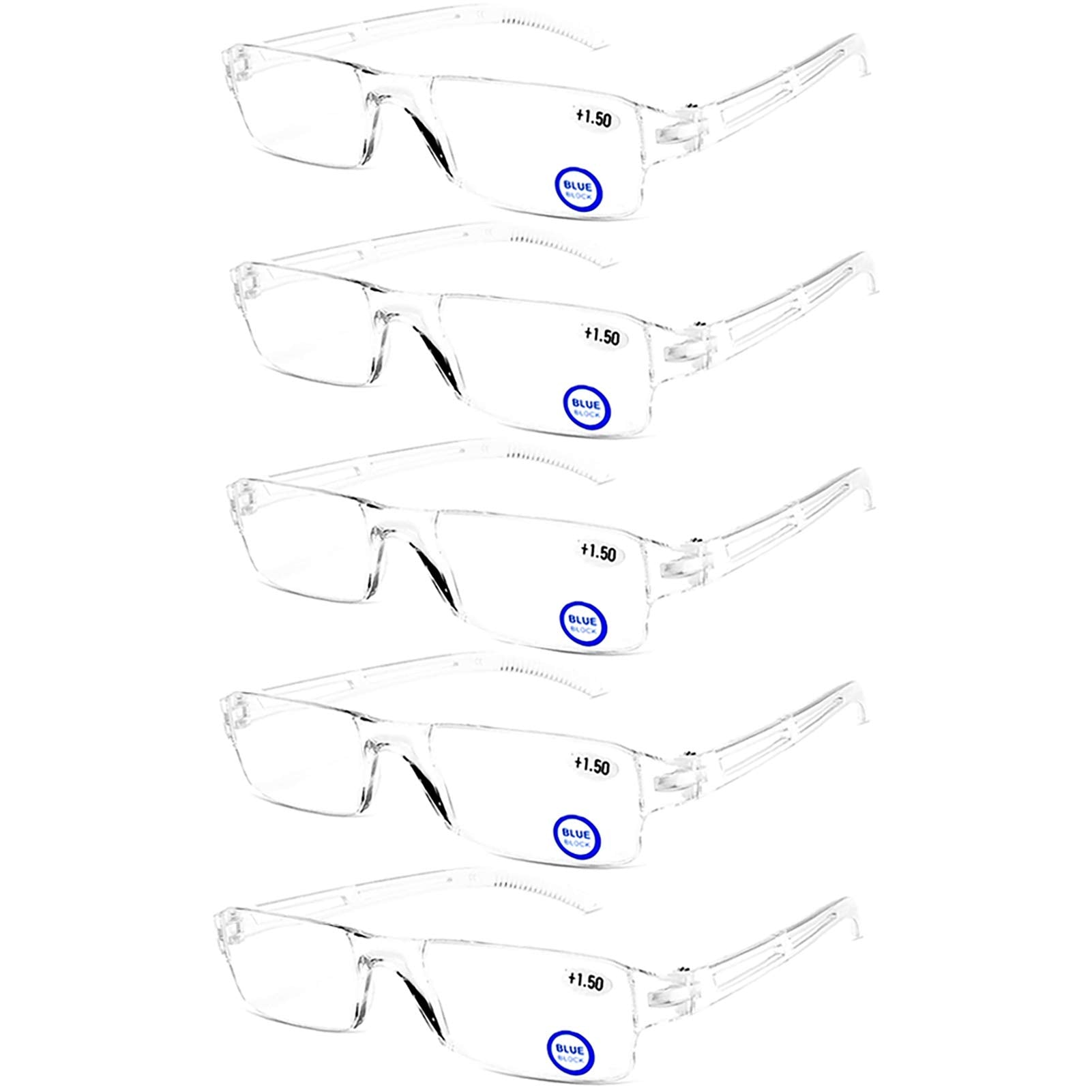 AQWANO rimless blue light glasses for comfortable screen time and clear vision.