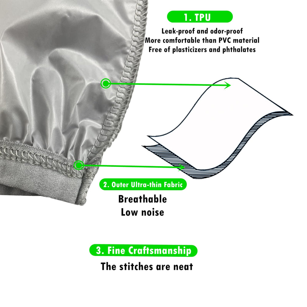 AQX breathable waterproof fabric ensures comfort during wear.