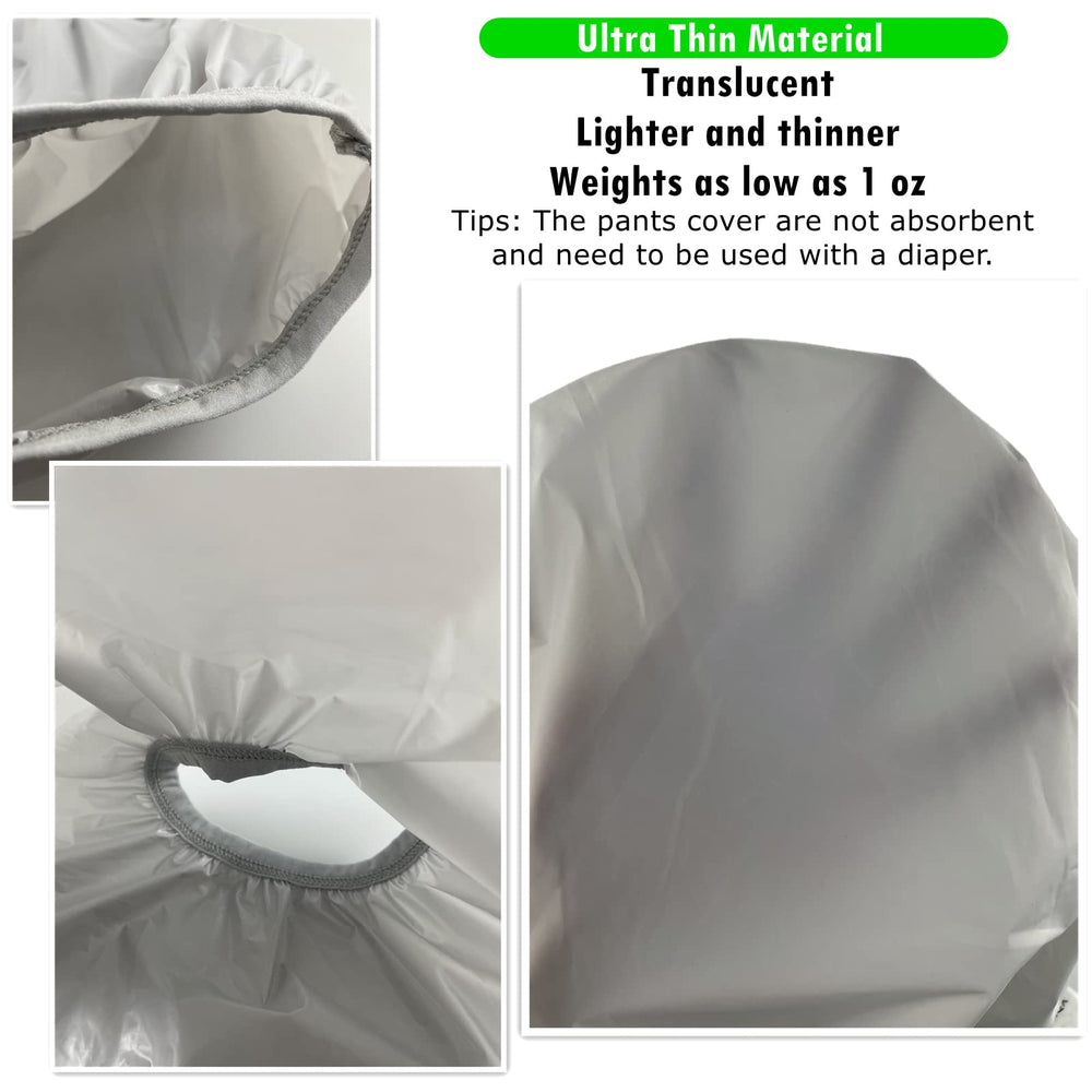 AQX reusable PEVA diaper cover for easy washing and reuse.