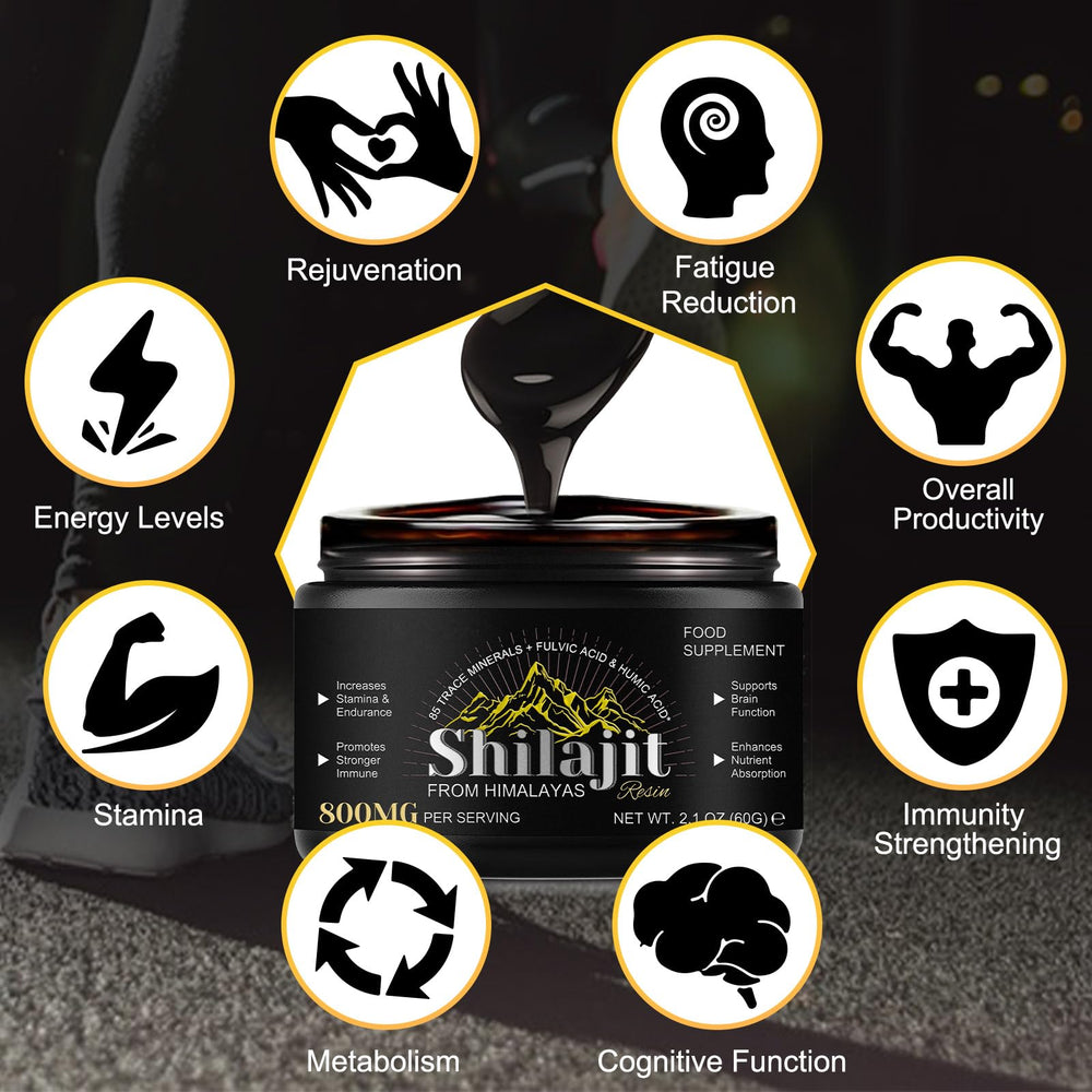 AR BCRN Shilajit resin dissolving in warm water for quick consumption