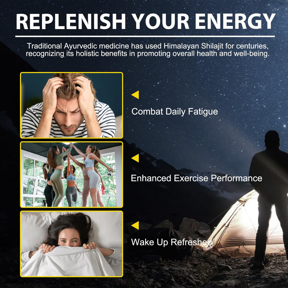AR BCRN Shilajit resin stirred into tea for natural stamina support