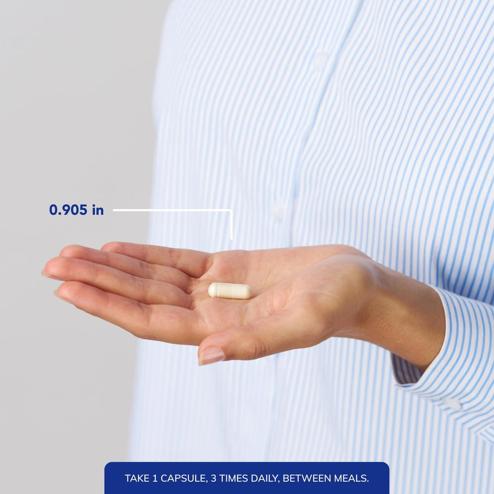 Arabinogalactan pouring capsules suggests easy daily use
