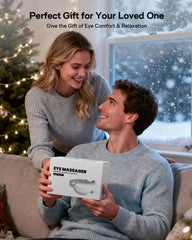 Arace Eye Massager heat and massage settings deliver soothing relief at home