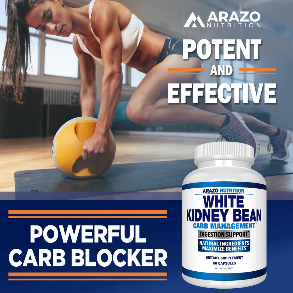 Primer plano de ingredientes y dosis por cápsula Arazo Nutrition.