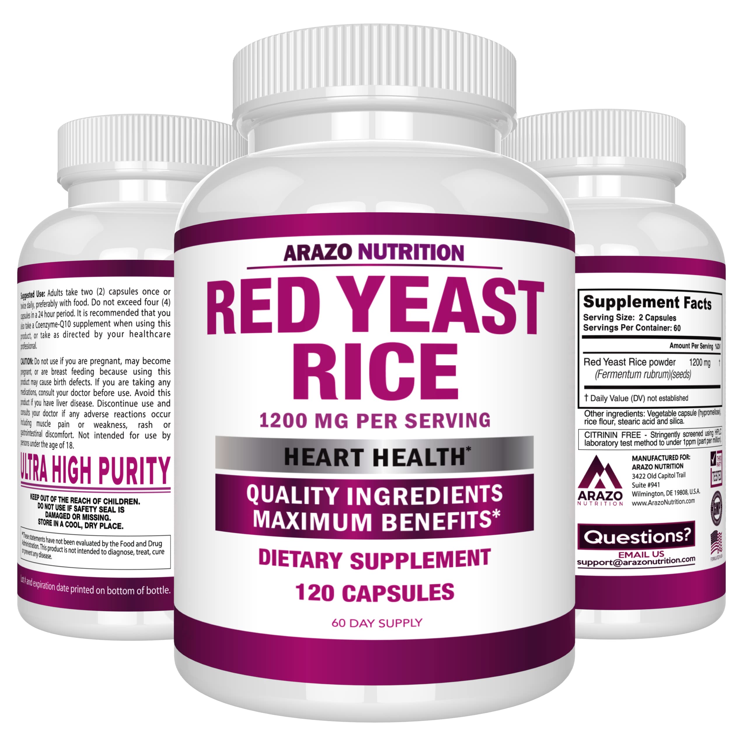 Lifestyle shot of Arazo Nutrition red yeast rice used in daily routine.