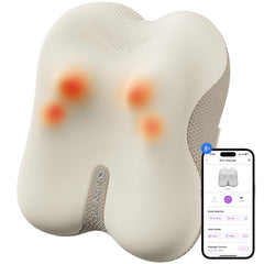 arboleaf back massager, 4-node kneading for seated deep relief