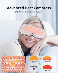 Arboleaf eye massager with Bluetooth music feature active