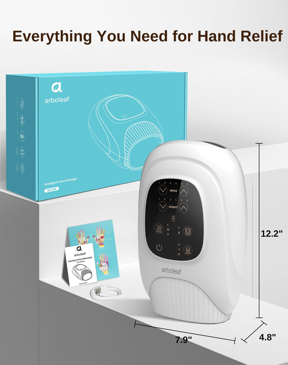 arboleaf ergonomic chamber design enhances comfortable massage