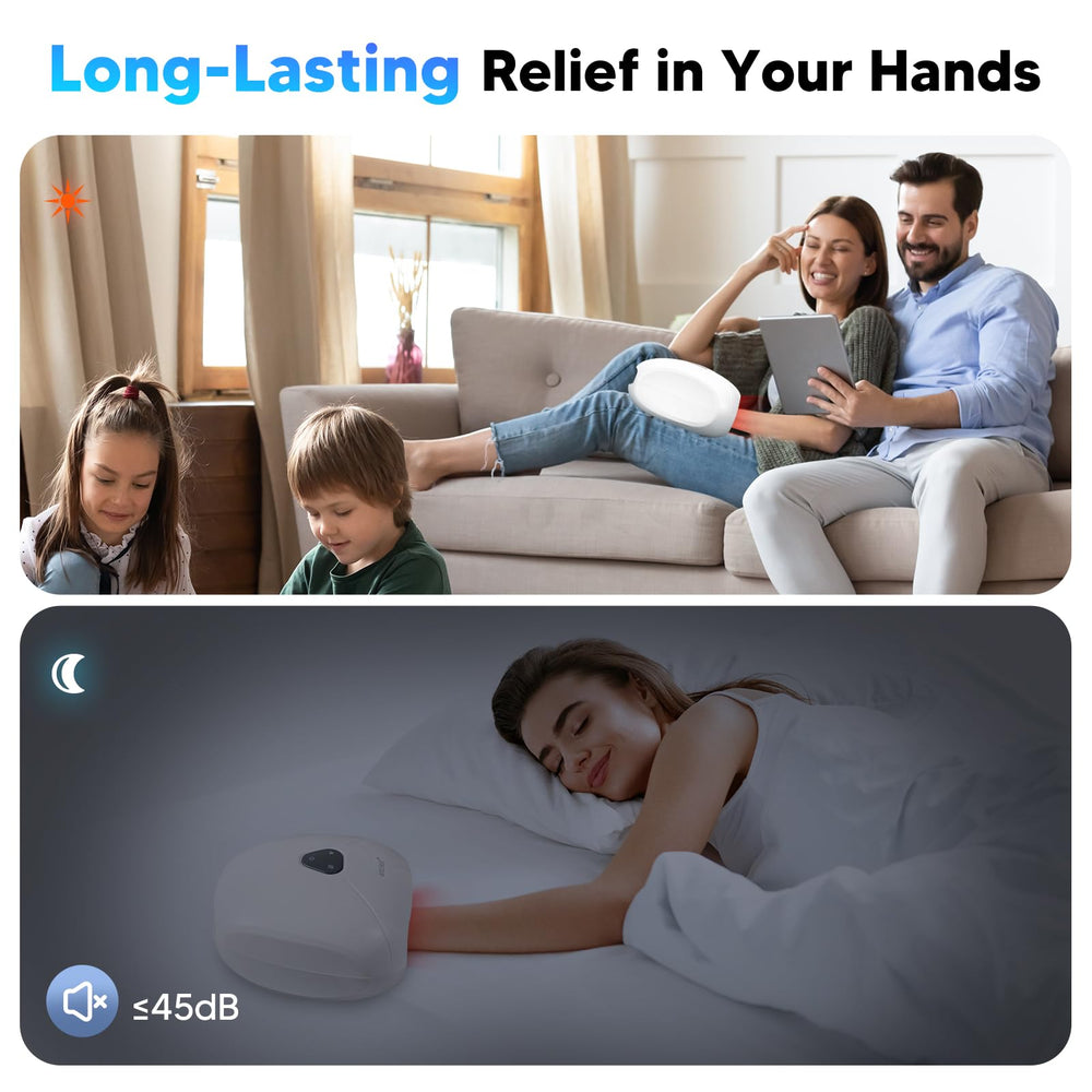 Fast recharge for Arboleaf hand massager, ready in 2–2.5 hours.
