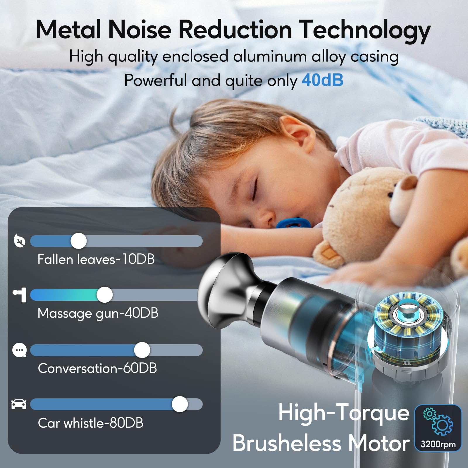 arboleaf massage gun USB-C charging for fast power top-up