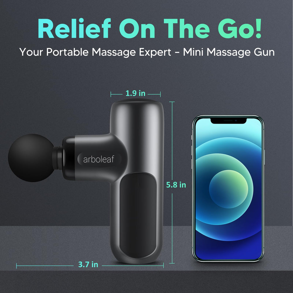 arboleaf mini massage gun lightweight and portable for travel and home use