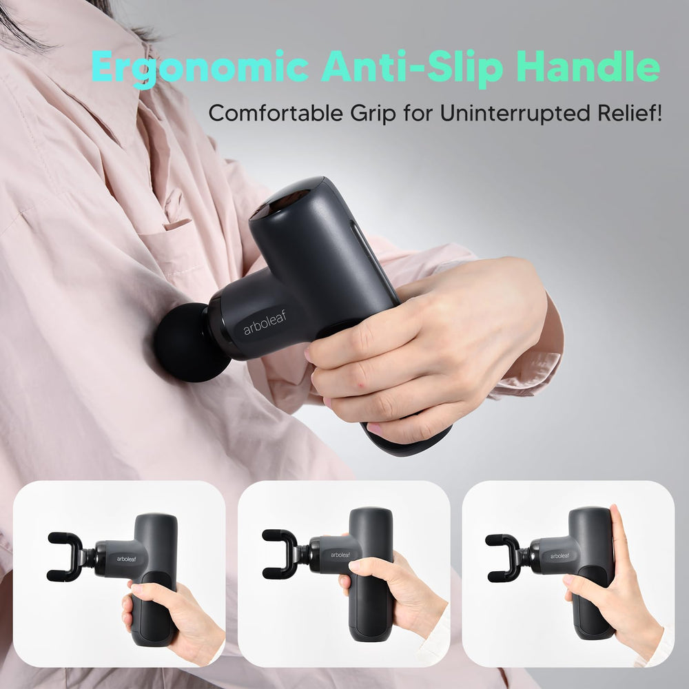 arboleaf Mini Massage Gun compact travel case for easy transport.