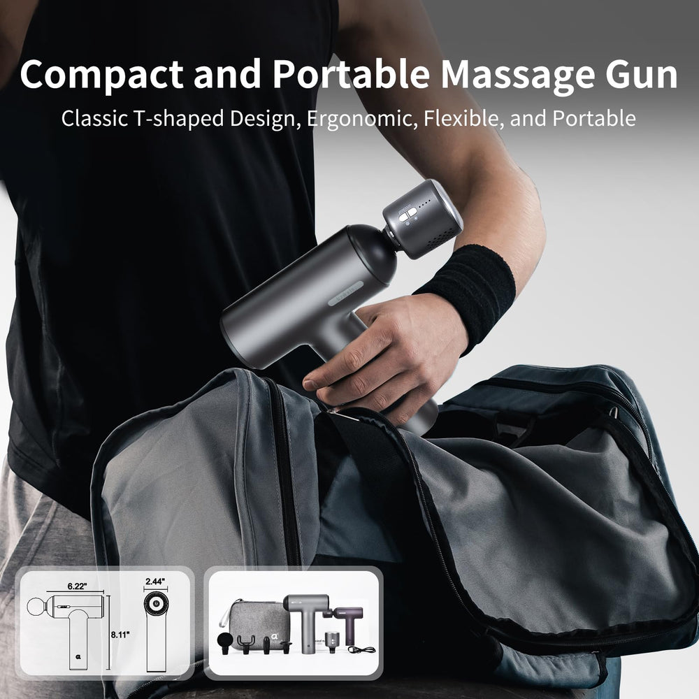 Arboleaf Thermacool massage gun battery life with USB-C charging