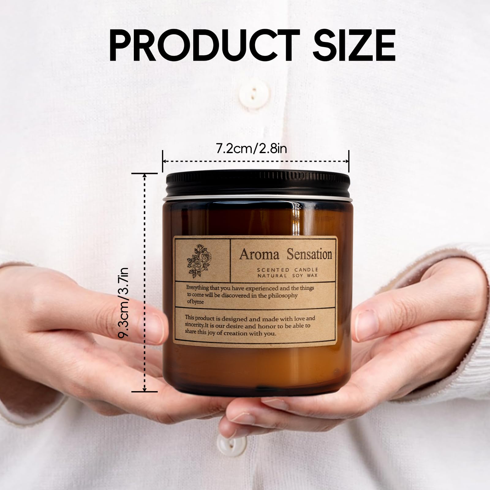 ARCASA Lavender candle during yoga session supports focus and serenity.
