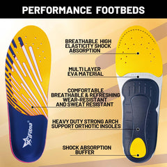 Archepaid heel pad cushioning supports soft landings and foot comfort.