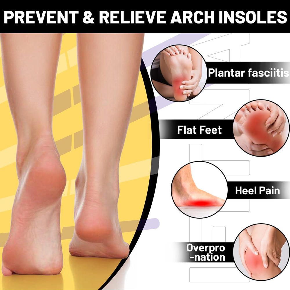 archepaid u-shaped heel cup stabilizes gait and ankle alignment