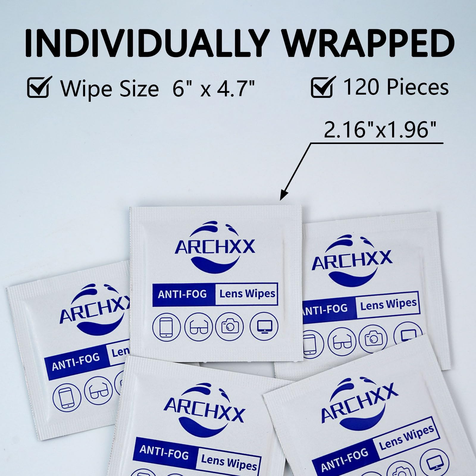 ARCHXX ammonia-free formula safe for coated lenses and AR glasses
